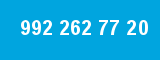 992 262 77 20